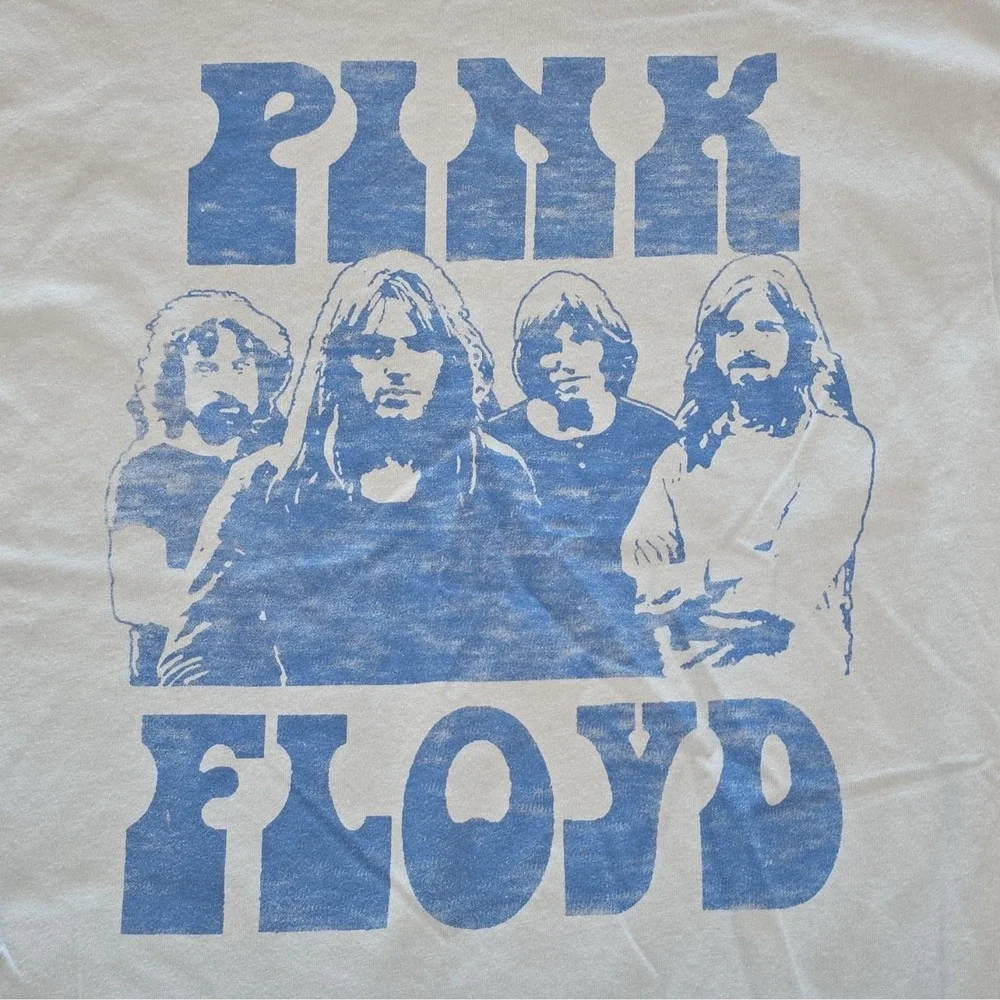 Pink Floyd Blue Graphic T-Shirt Reproduction, Size XXL (20)